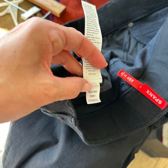 SPANXshape™ Original EveryWear Ankle Skinny Jeans Black XL NWT - Picture 6 of 11